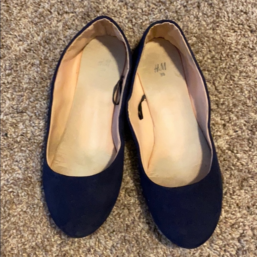 Navy blue H&M flats